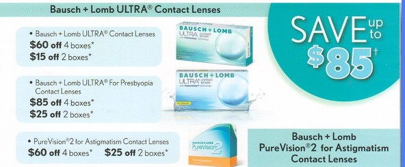 Bausch & Lomb Save money